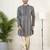 Navy blue gota embroidery kurta pajama