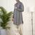 Navy blue gota embroidery kurta pajama