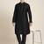 Black embroidered kurta pajama