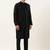 Black cotton with velvet detailing kurta pajama