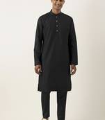 Black cotton kurta pajama