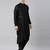Black drape kurta pajama
