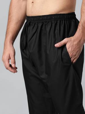 Black drape kurta pajama 4