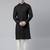 Black angrakha kurta pajama