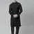 Black angrakha kurta pajama