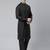 Black angrakha kurta pajama