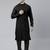 Black angrakha kurta pajama
