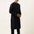 Black embroidery angrakha kurta pajama
