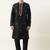 Black silk gota embroidered kurta pajama