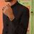 Black silk bling kurta pajama