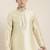 Light beige embroidered kurta pajama