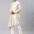 Light beige drape kurta pajama