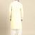Light yellow fine cotton pathani with salwar