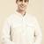 Cream pathani kurta pajama