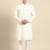 Cream pathani kurta pajama