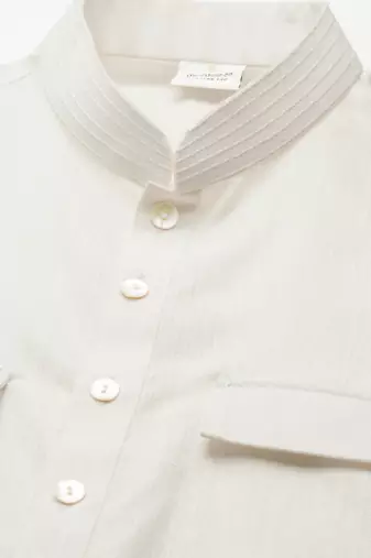 Cream pathani kurta pajama