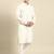 Cream pathani kurta pajama