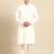 Off white pathani kurta pajama