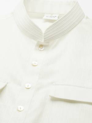 Off white pathani kurta pajama 3