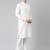 Off white pathani kurta pajama