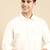 Off white fine cotton pathani with salwar