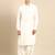 Off white fine cotton pathani with salwar