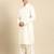 White cotton pathani with salwar