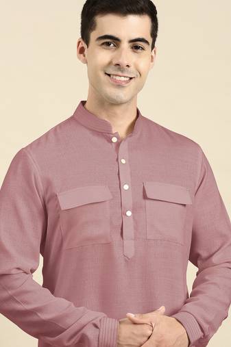 Pink pathani kurta pajama