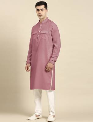 Pink pathani kurta pajama 4