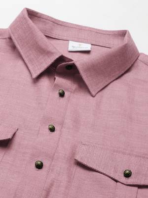 Rose pink cotton pathani with salwar 3