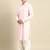 Light pink fine cotton pathani with salwar