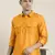 Mustard cotton pathani with salwar