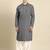 Grey fine cotton pathani with salwar