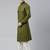 Green cotton pathani kurta pajama with patch pocket