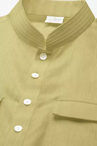 Greenish beige pathani kurta pajama