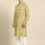 Greenish beige pathani kurta pajama