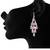 Glittering and Dazzling Pink Colour Ear Hangings