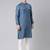 Denim blue pathani kurta pajama