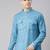 Blue light pathani kurta pajama