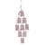 Glittering and Dazzling Pink Colour Ear Hangings