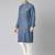 Denim blue pathani kurta pajama