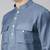 Denim blue pathani kurta pajama