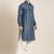 Denim blue cotton pathani with salwar