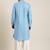 Light blue cotton pathani with salwar