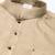 Beige cotton pathani kurta pajama with patch pocket