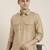 Beige cotton pathani with salwar