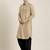 Beige cotton pathani with salwar