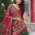 green tussar Silk Lehenga Choli with Patola Print & Foil Shine
