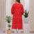 Women's Rayon Bandhej Bandhani Jaipuri Printed Ethnic A-Line Kurti | Jaipuri Bandhej Printed A-Line Kurti For Womens