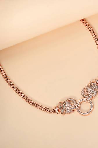 Rope texture silver statement necklace with artisanal knots and anti-tarnish finish